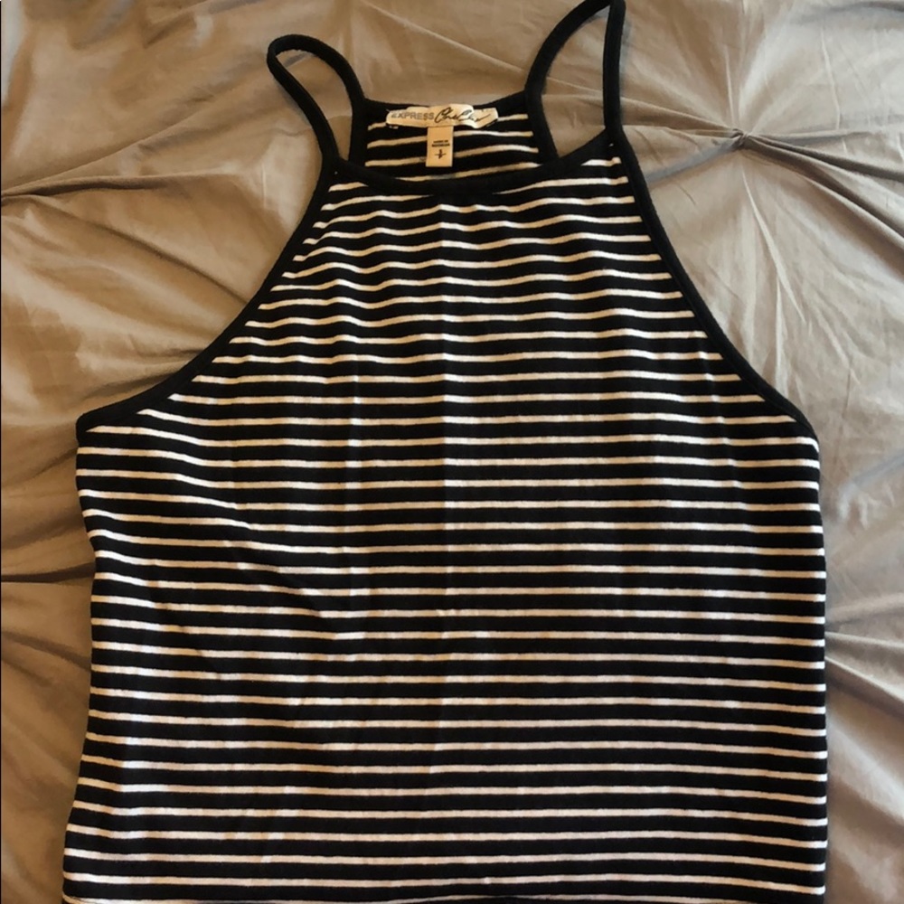 American eagle striped crop top